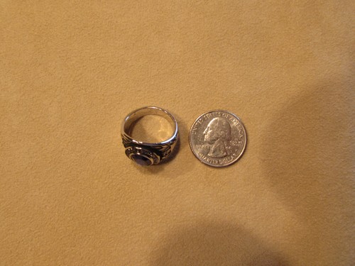 Anello classe Chicago Vocational High School argento sterling vintage - Foto 10 di 10