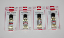 LOT 4 SALLY HANSEN HARD AS NAILS HARDENER STRENGTH TREATMENT 45079 ROSY TINT