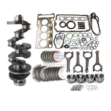 N46 Engine Rebuild Kit - Crankshaft Pistons Rings N46B20B Connecting Rod for BMW