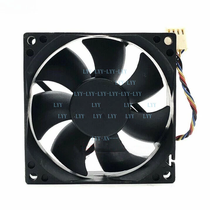AVC Fan DS08025R12U DC12V 0.7A 80*80*25MM 4pin For CPU /Case/ Server Cooling Fan - Image 2 of 3
