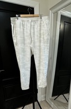 GAP GapFit Eclipse High Rise Jogger XL Camo Camouflage Gray Pockets Elastic Band