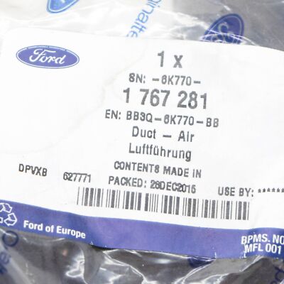 FORD RANGER T6 MK1 Emission Control Air Vent Duct 1767281 NEW 