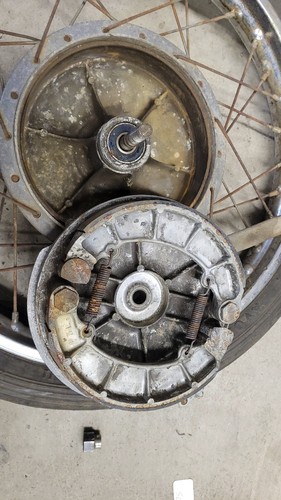1960s Honda CB77 CB-77 CB 77 SUPERHAWK HAWK CB72 305 Front Wheel Brake - Picture 8 of 15