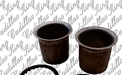 54 - 55 CADILLAC REAR BUMPER END EXHAUST TIP INSERT ORIGINAL USED