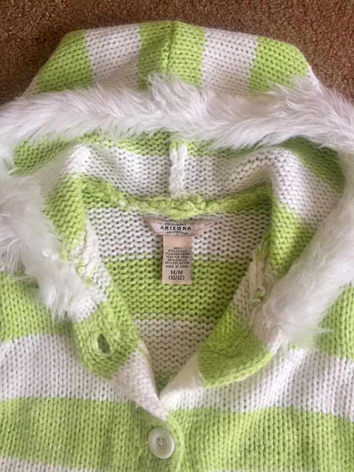 CHAQUETA SUÉTER NIÑA TALLA 10 - 12 PIEL ARIZONA PRECIOSA ¡¡¡¡EXCELENTE!!!!! Foto 2 de 4