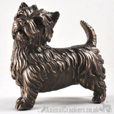 Bronze West Highland Terrier Westie ornament sculpture figurine collectible gift