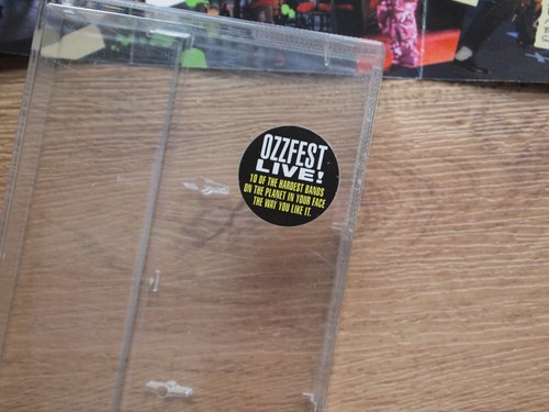 VARIOUS - OZZ-FEST LIVE (RED ANT RAAMC001) 1997 UK CASSETTE TAPE OZZY OSBOURNE - Picture 4 of 4