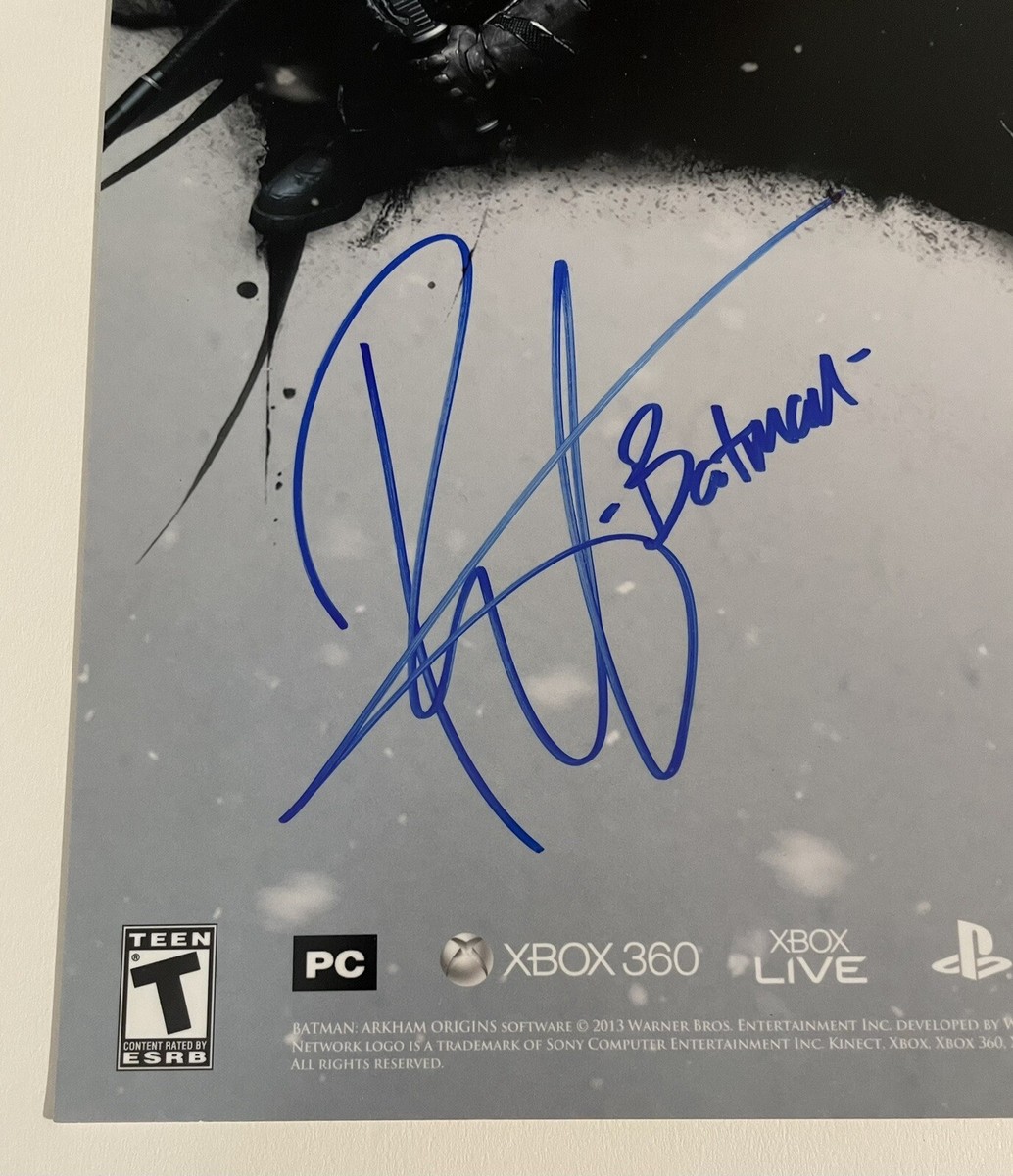 Roger Craig Smith & Troy Baker Signed 24x24 Arkham Origins Display
