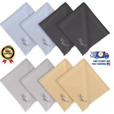 8 PCS Microfiber Cleaning Cloth for Glasses 6"x7" , Premium Eyeglass Cleaning.