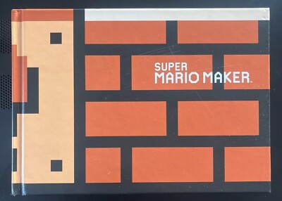 Super Mario Maker Hardback Book 2015 Nintendo Takashi Tezuka/ Shigeru Miyamoto 