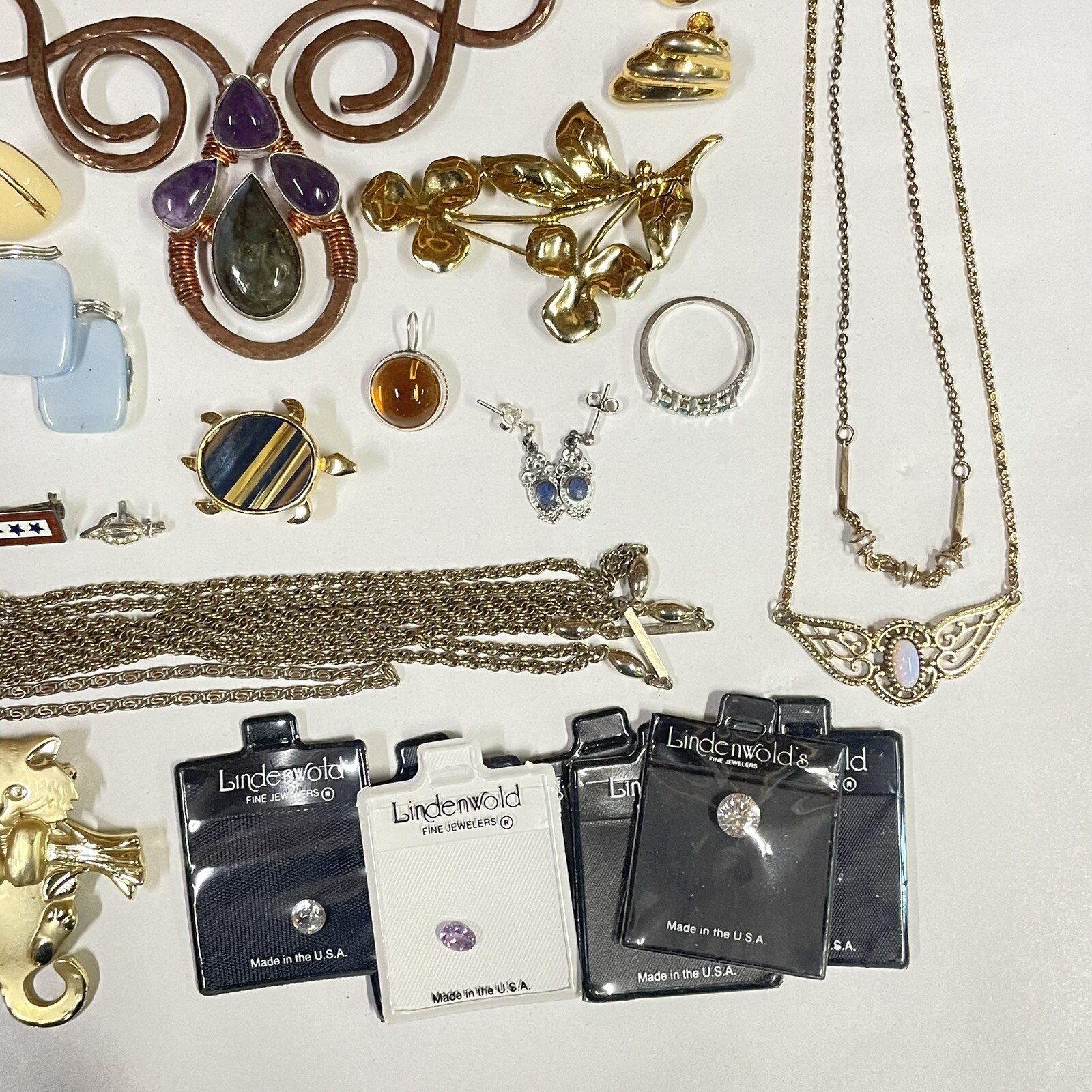 Vintage Designer Jewelry Lot Lisner Trifari Monet… - image 5