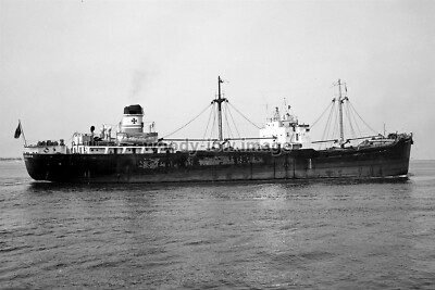 mc5129 - American Cargo Ship - Santa Barbara - Foto 6x4