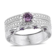 PURPLE FILIGREE ENGAGEMENT RING 6 #size6rings #size6 #size6ring #engagementrings