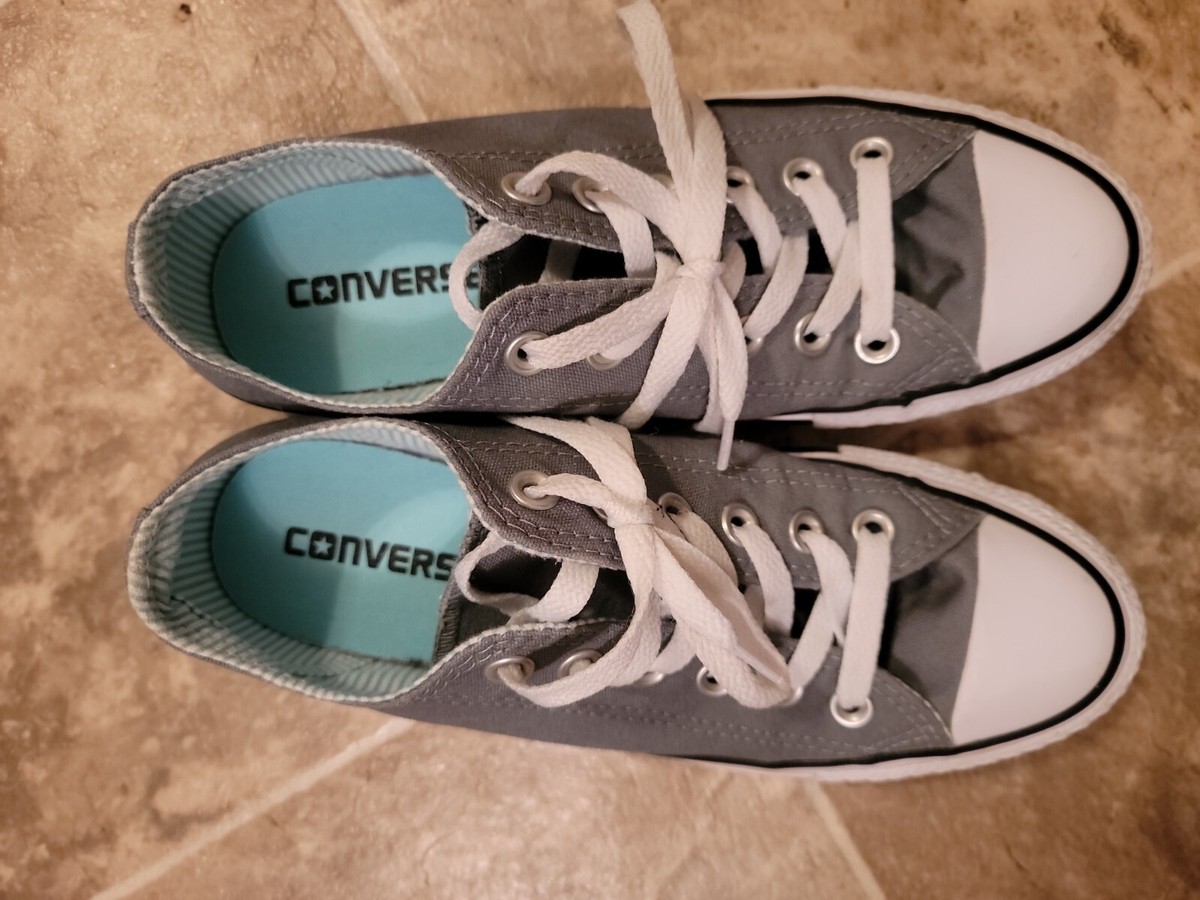 ★Star③★ Converse All Star Sneakers 560907F Gray Canvas Women Size 7