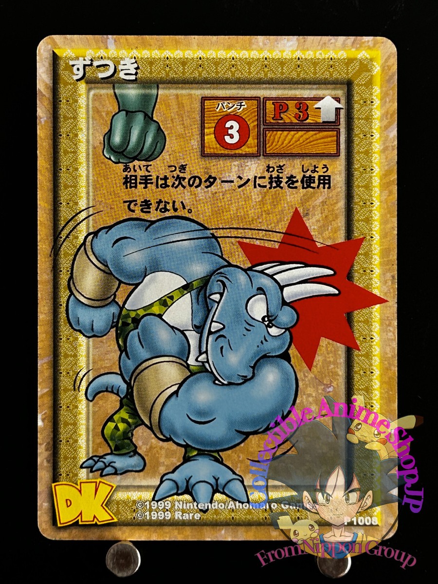Krusha Donkey Kong Card P1008 NINTENDO Japanese TCG Game