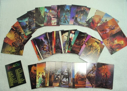 TRADING CARD SET COMPLETE BORIS VALLEJO SERIES 1 (Comic Images/1991)  - Picture 5 of 5