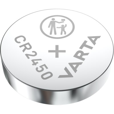 2x CR2450 Lithium Knopfzelle 3V CR 2450 VARTA lose