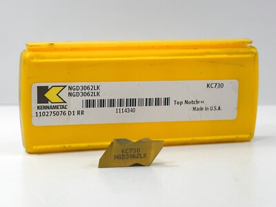 KENNAMETAL NGD3062LK New Carbide Grooving Insert 1114340 Grade KC730 1pc