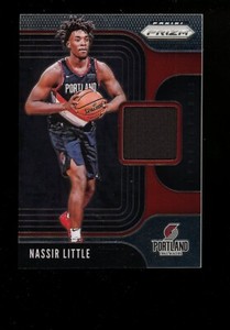 2019 Prizm Sensational Swatches #SS-NSL Nassir Little Trail Blazers Jersey