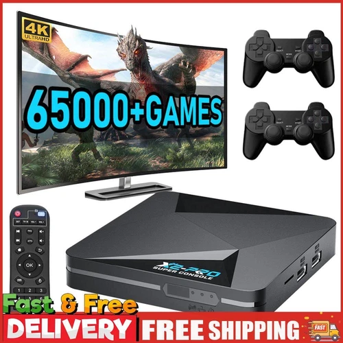 X2 PRO Super Konsole 4K UHD 2,4G/5G WiFi BT4.3 60+ Emulator Retro Spielekonsole