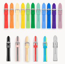 Fossil 18mm Silicone Watch Strap, Original and Genuine, Rubber Watch Band