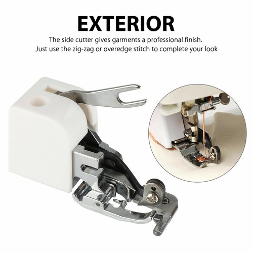 Sewing Machine Side Cutter Overlock Presser Foot Tool For Brother