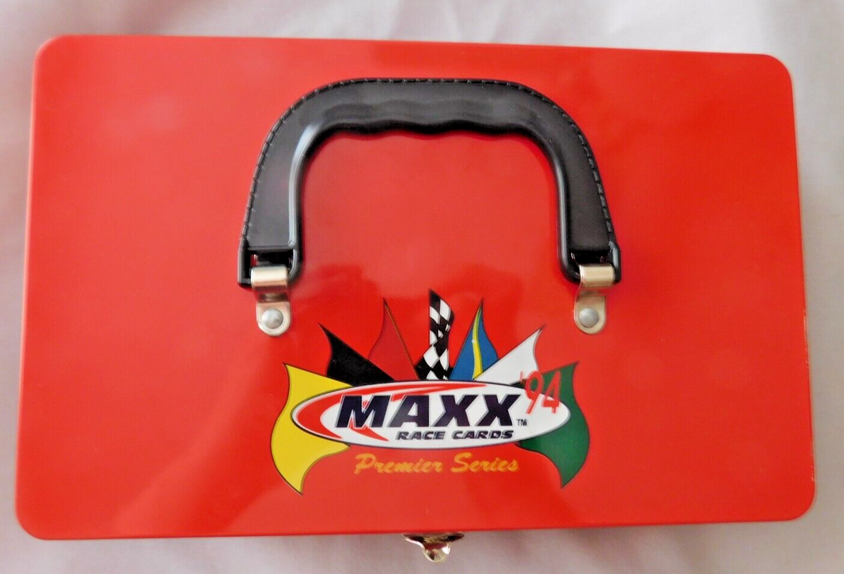 1994 MAXX RACE CARDS NASCAR Premier Series Metal Toolbox Rare 300