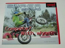 Derbi 50 Super Motard de 2000 UK Prospectus Catalogue Brochure Moto