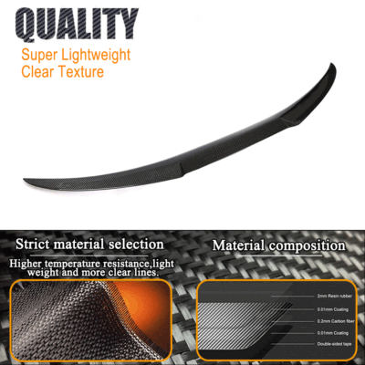 Heckspoiler Spoiler Lippe Deep V2 Vollcarbon Passend Für BMW 4er F33 M4 F83 2978