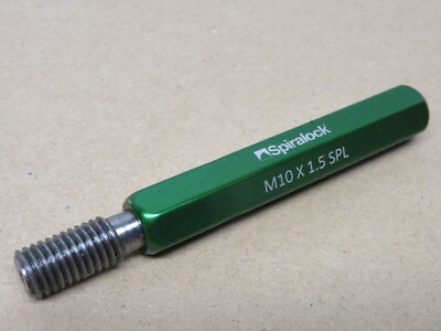 Stanley Engineered Befestigung Spiralock M10 x 1,75 metrisches Gewinde Stopfen Messgerät sehr guter Zustand