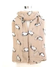 Beige Colour Unusual Cute Monty Penguin Print Scarf Within 24 Hour Dispatch
