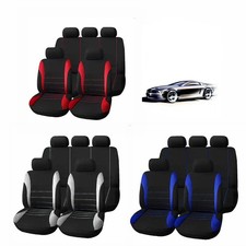 9pcs Universal Car Seat Cover Cloth Art Auto Interior Decoration Protecting JJDO