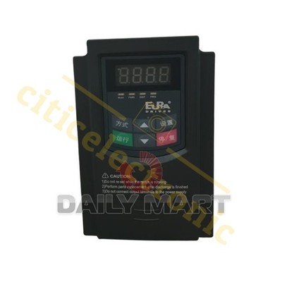 Used & Tested EURA E2000-0007S2 Inverter 0.75KW 220V