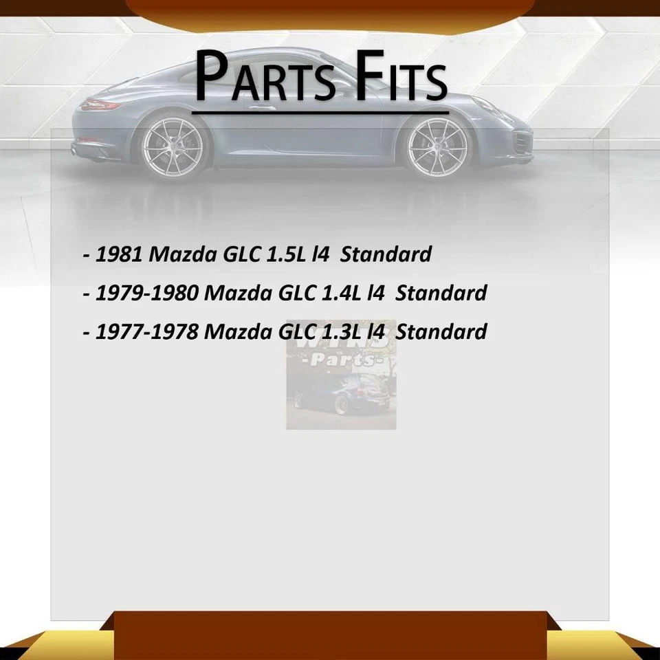 Para 1981 Mazda GLC 1.5L eixo traseiro padrão todas as juntas junta em U 2x - Imagem 2 de 4