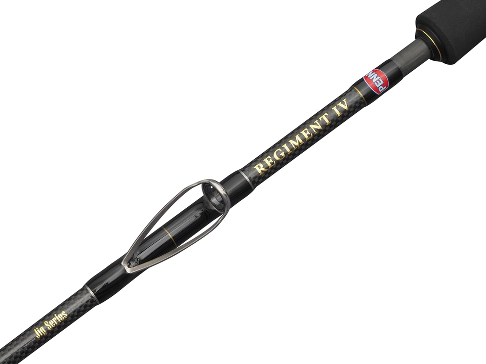Caña De Pescar Mar Penn Regiment IV Boat Travel Rod, Saltwater Angler Fishing Sea Fish Cod, Eel, Bass, Pollock, Mackerel, Shark, Strong Lightweight & Versatile, Silver, 2.10 M Fast Ambidextrous Rod Cañas