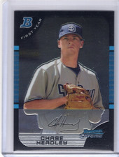 CHASE HEADLEY 2005 Bowman Draft CHROME ROOKIE CARD #BDP119 - PADRES. rookie card picture