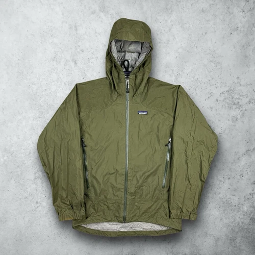 Veste coupe vent vintage Patagonia Essential à capuche fermeture éclair intégrale homme taille S