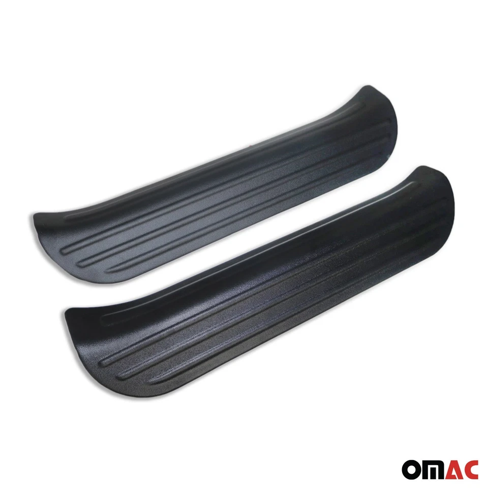 Couverture De Seuil De Porte pour VW T6 T6.1 Transporter 2015-2024 ABS Noir 2Pcs - Photo 3/4