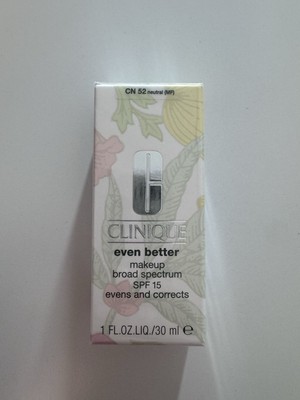Clinique Even Better Makeup CN 52 Neutral 1.0 OZ 30 ml Spf 15 NEW IN BOX