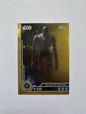2023 TOPPS CHROME STAR WARS GOLD REFRACTOR K-250 /50