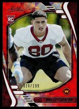 2021 Panini Absolute #197 Jaret Patterson Rookie Orange Mosaic /199