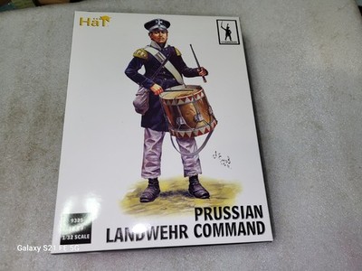 Hat Industries Prussian Landwehr Command Soldier Figures 1/32 Scale #9325