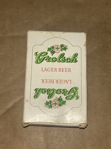 Vintage Playing Cards GROLSCH Lager Beer Belgium Bridge Complete