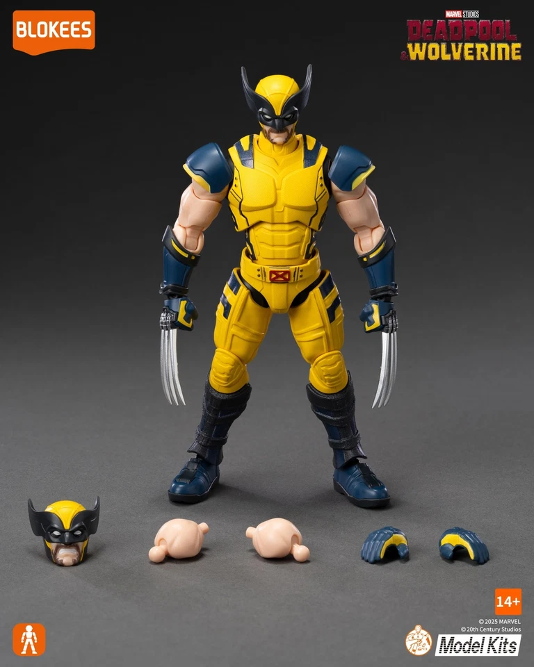 Figura de acción Blokees MARVEL Avengers Wolverine modelo campeón clase regalo Foto 4 de 4