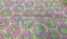 OAKHURST TEXTILES - FUNKY FROGS IN CIRCLES BY SIGNATURE CLASSICS -5/8 YARD