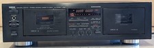 YAMAHA NATURAL SOUND STEREO DOUBLE CASSETTE DECK KX-W362