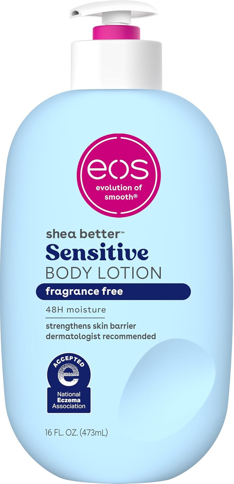 Shea Better Sensitive Skin Body Lotion, 48-Hour Moisture Skin Care, for Dry Skin