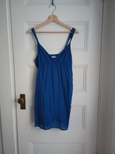 S Old Navy Bright Blue Knee Length Sleeveless Dress Beach Cover Up