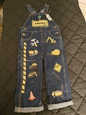 Old Navy Workwear Denim Overalls Toddler Unisex 2T Blue Jeans Bib Pants