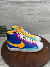 Nike Shoes Boys Size 5.5 Blazer Mid Battle Blue Aurora Vivid Basketball Sneaker